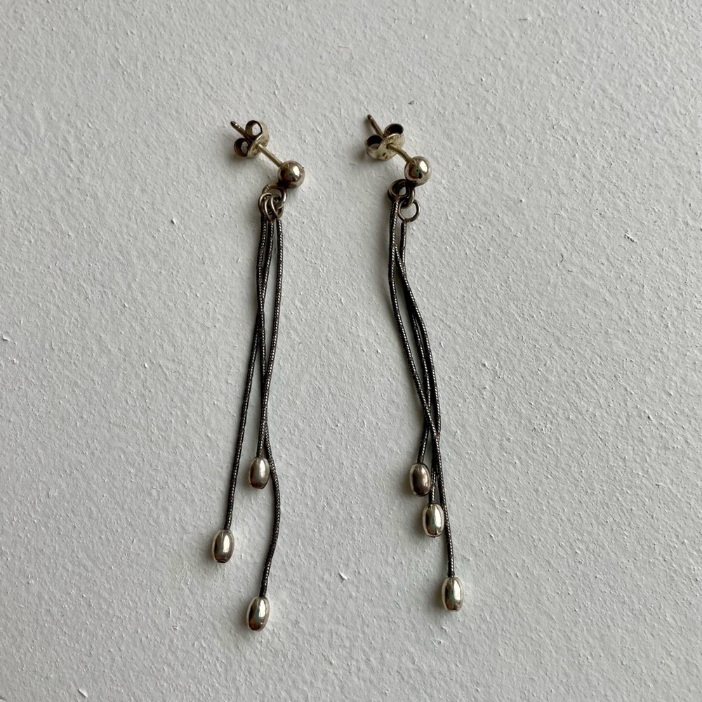 Elegant Silver Dangle Earrings
